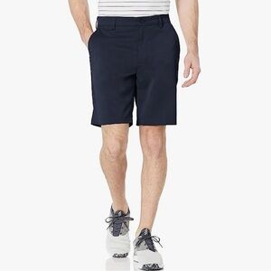 Amazon Essentials Dark Navy Blue Flat Front Mens Classic Fit Golf Shorts NWOT